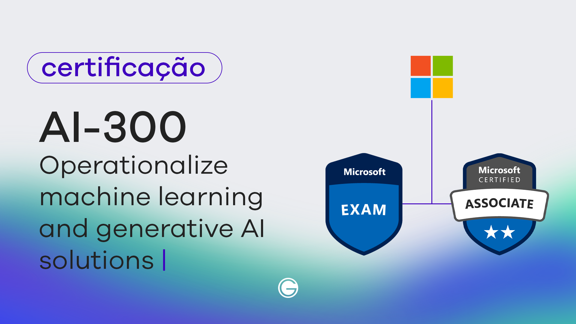 Imagem de capa Exam AI-103: Developing AI Apps and Agents on Azure