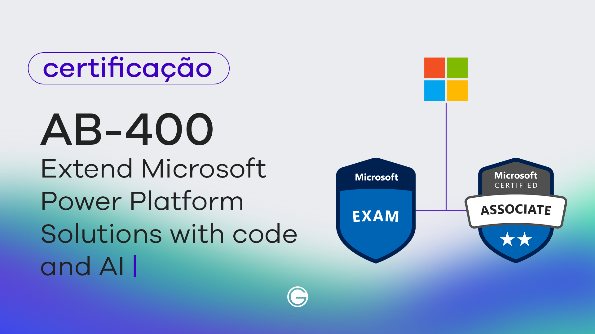 Imagem de capa Exame AB-400: Extending Microsoft Power Platform Solutions with Code and AI